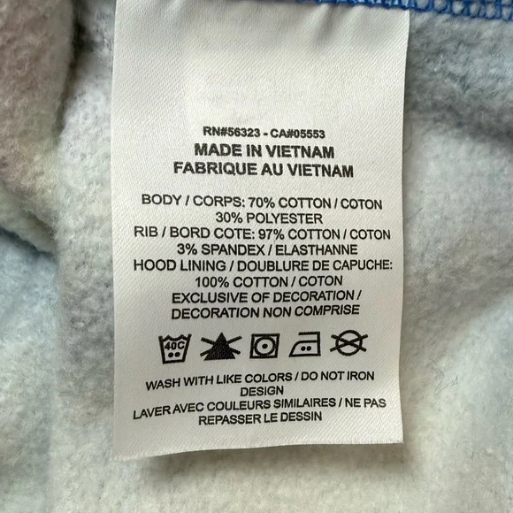 Nike Tie Dye Hoodie Multicolor Cotton Blend Pullover Sweatshirt Size Youth XL - Picture 4 of 10